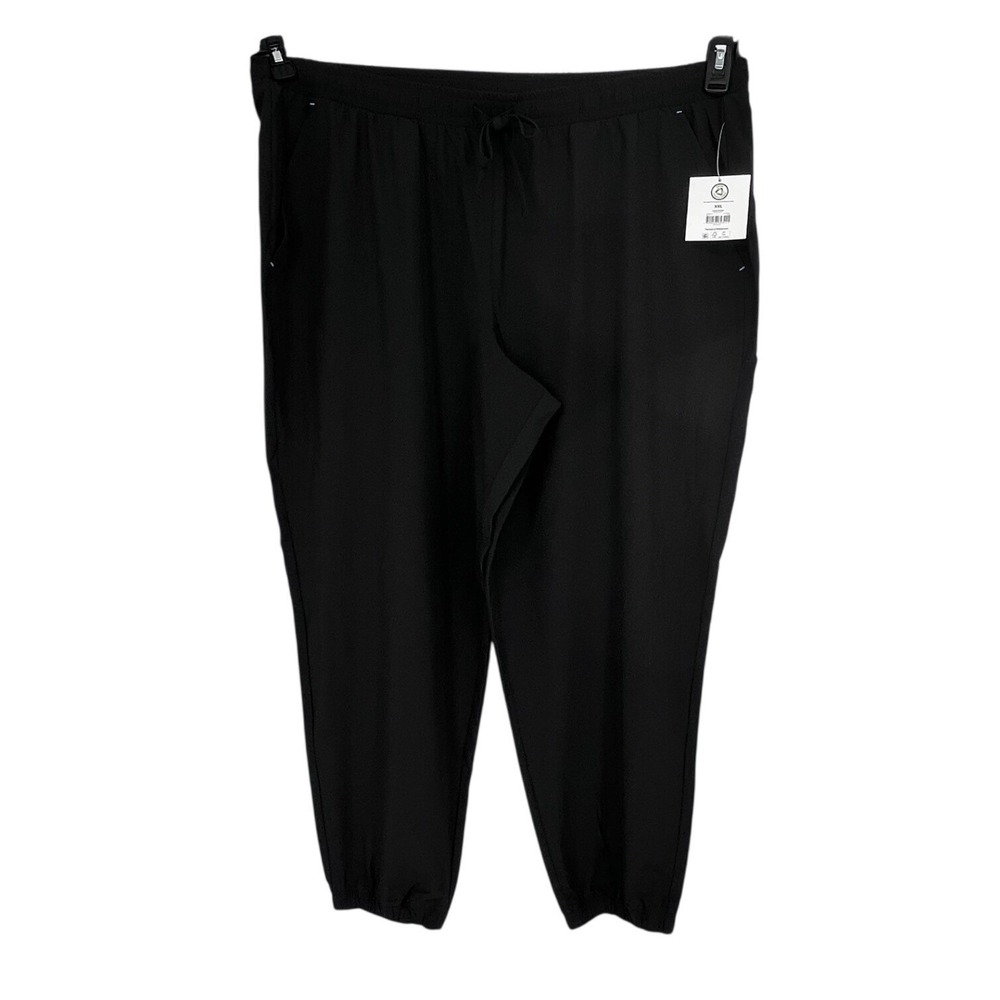 Scrub Jogger Scrub Pants Women's XXL Black Soot 4-Way Stretch Moisture Wicking